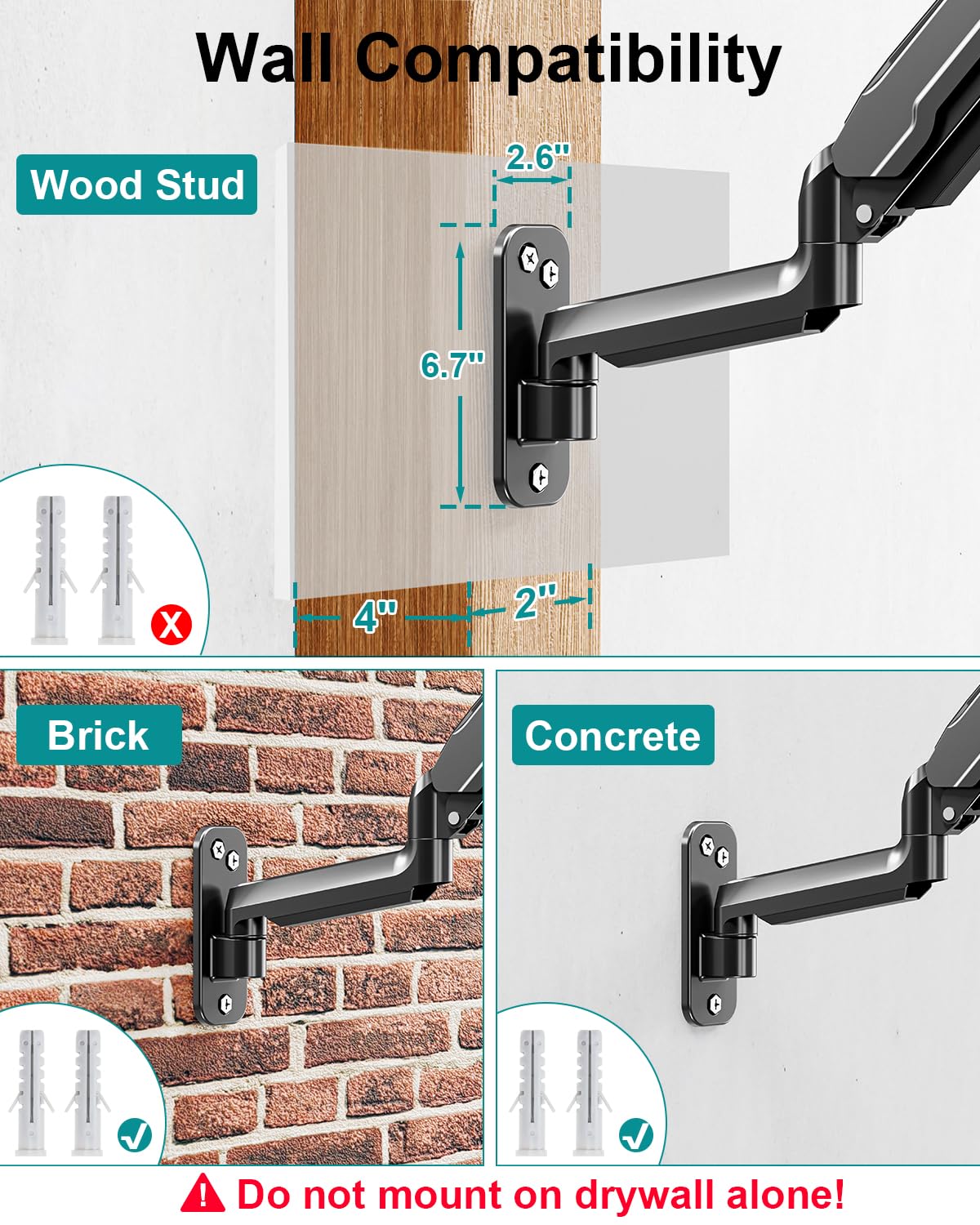 Outlandpro Monitor Wall Mount